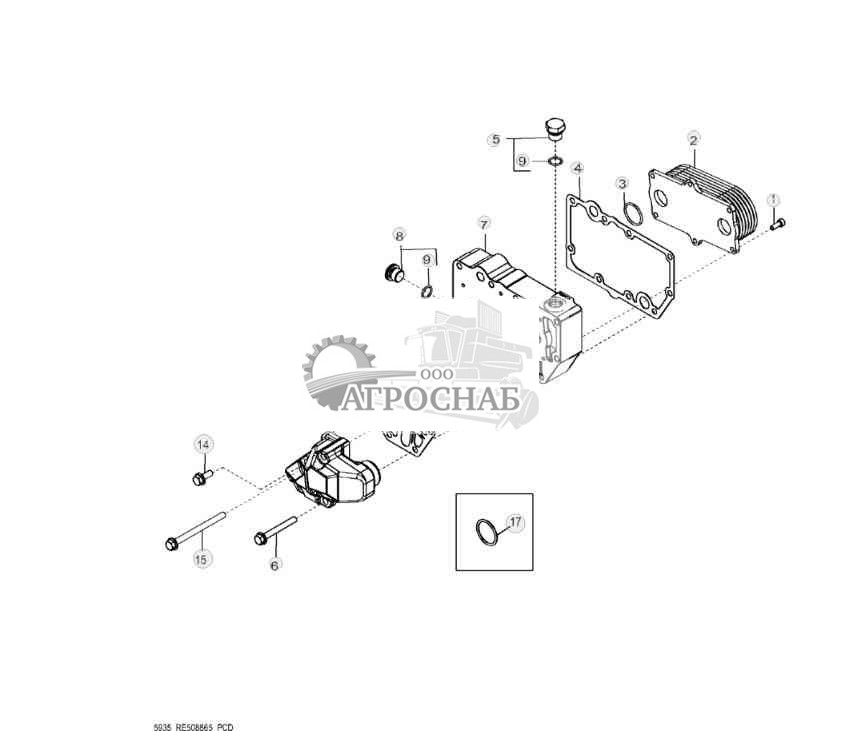 5935 Маслоохладитель 